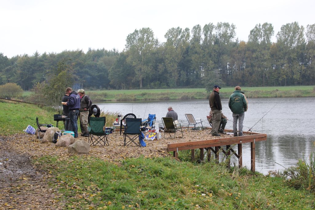 Warten auf heisen Grill und Stämme, die sich festklammern