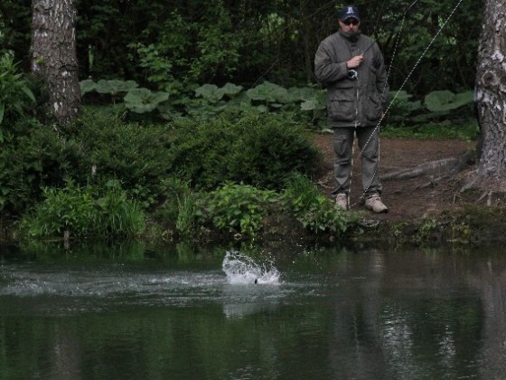 Fliegenfischen Anglers Ruh Coesfeld